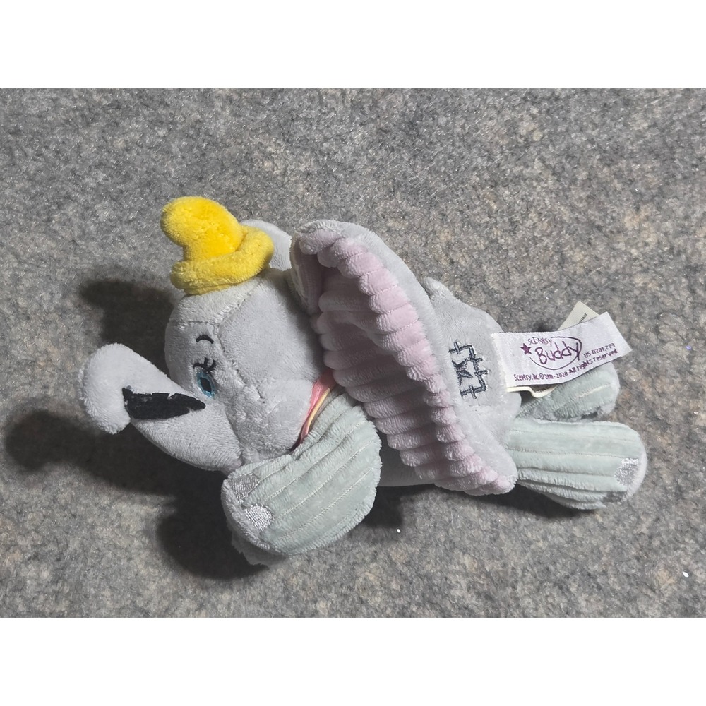 Disney Dumbo Scentsy Buddy Clip Plush Scented Backpack Clip Grey Elephant